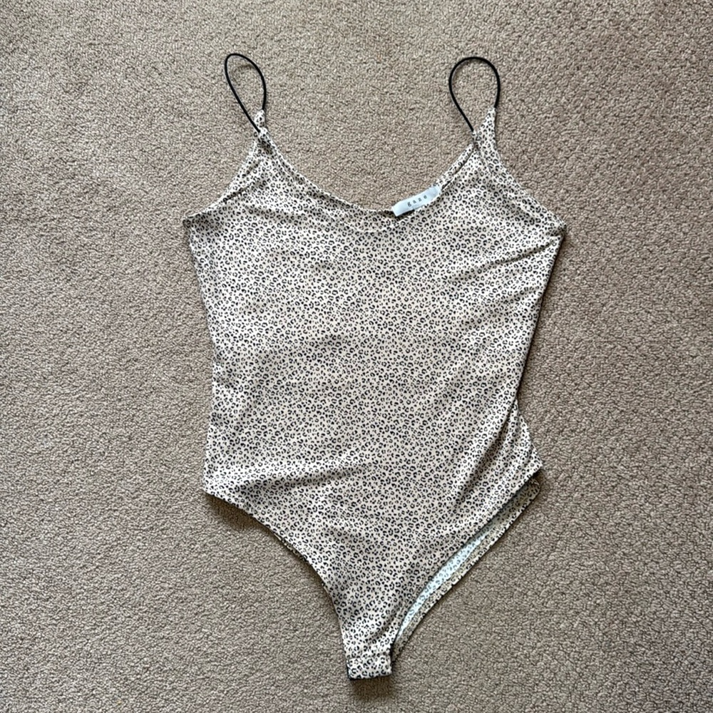 NWOT Leopard Print Bodysuit
